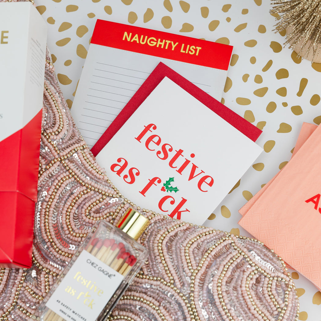 Naughty List - Lined Notepad