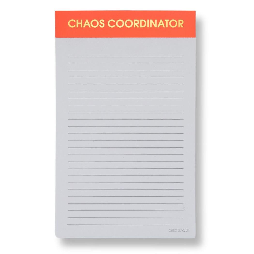 Chaos Coordinator - Lined Notepad