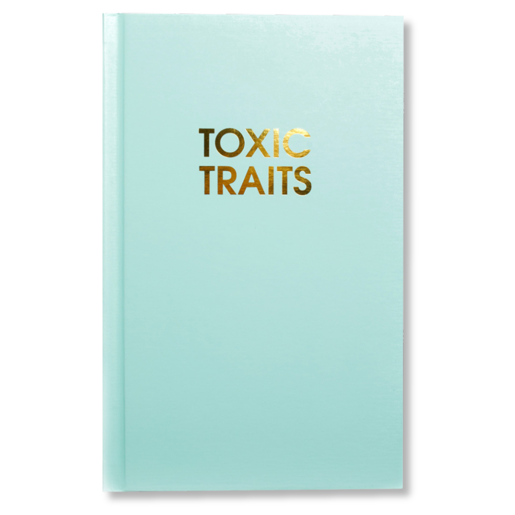 Toxic Traits - Sea Foam Green Hardcover Journal