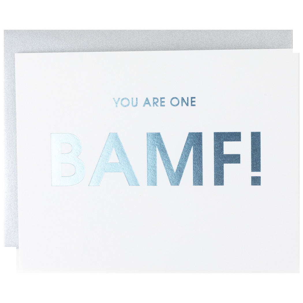 You are one BAMF - Letterpress Card