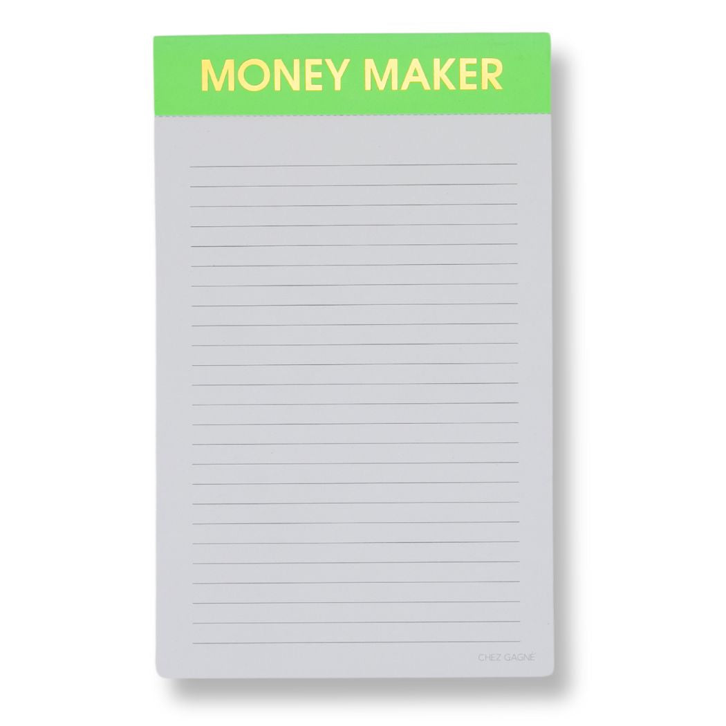 Money Maker - Lined Notepad