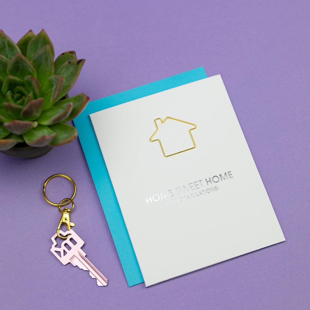 Home Sweet Home - Paperclip Letterpress Card