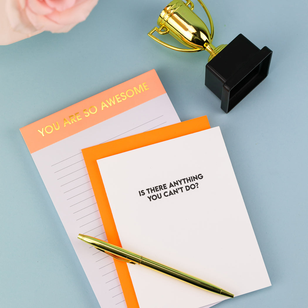 Is There Anything You Can't Do? - Grad Congrats Everyday - Letterpress Card