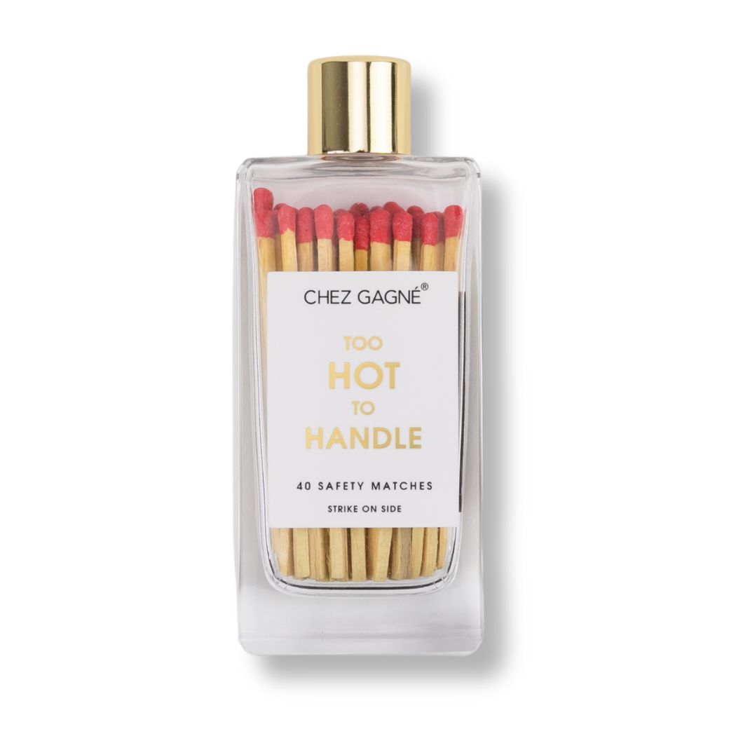 Too Hot To Handle - Glass Bottle Safety Matches