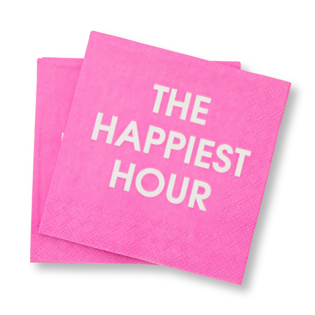 The Happiest Hour - Cocktail Napkins