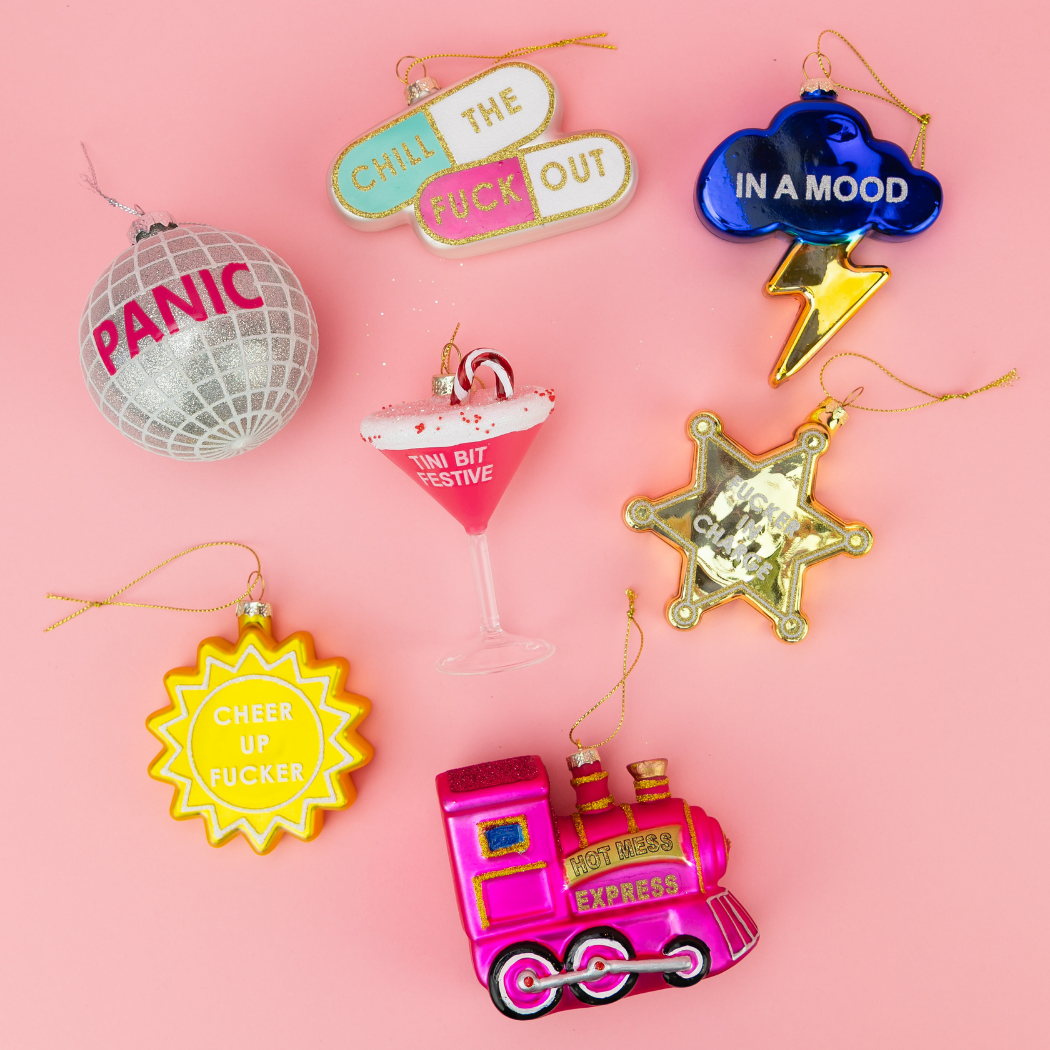 Panic - Disco Ball - Glass Blown Holiday Ornament