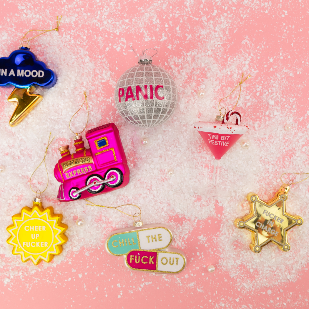 Panic - Disco Ball - Glass Blown Holiday Ornament