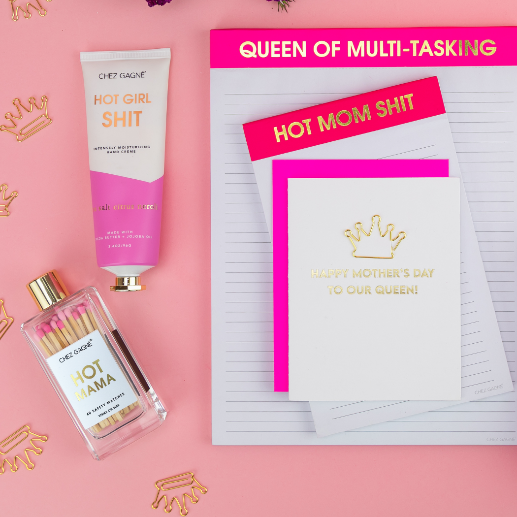 Hot Mama - Glass Bottle Matches - Pink Multi - Mother's Day Gift