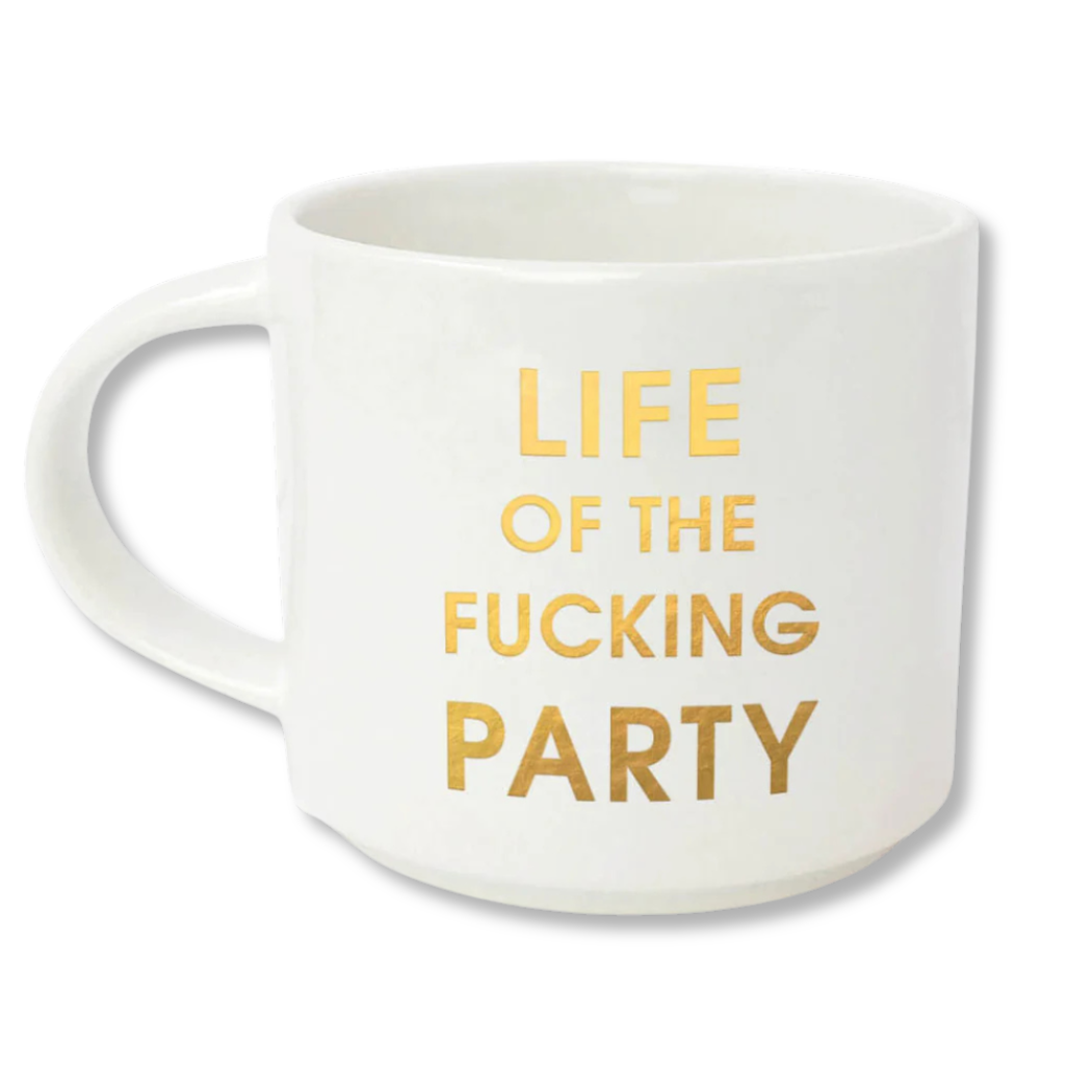 Life of the Fucking Party - Gold Metallic Mug