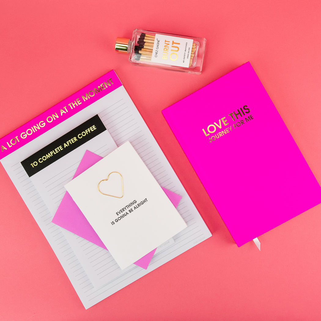 Love This Journey For Me - Fuschia Hardcover Journal