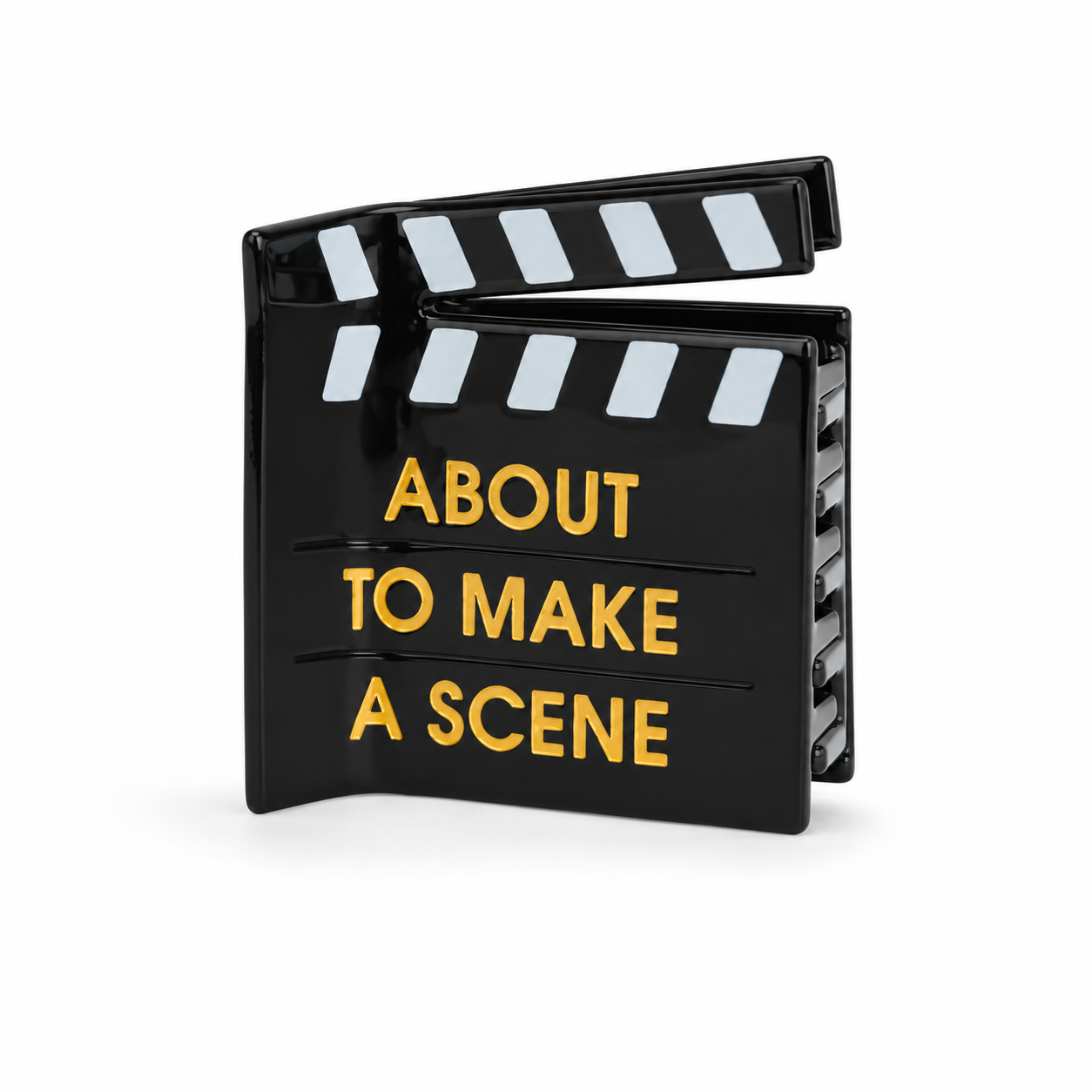 About to Make A Scene - Director's Clapboard - Cellulose Acetate Hair Claw Clip