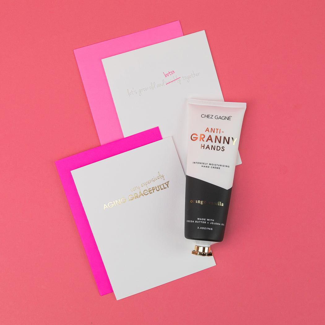 Grow Old & Botox Together - Letterpress Card