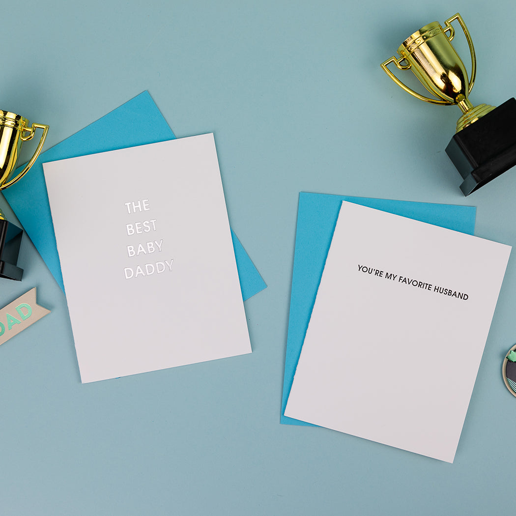 The Best Baby Daddy - Letterpress Card