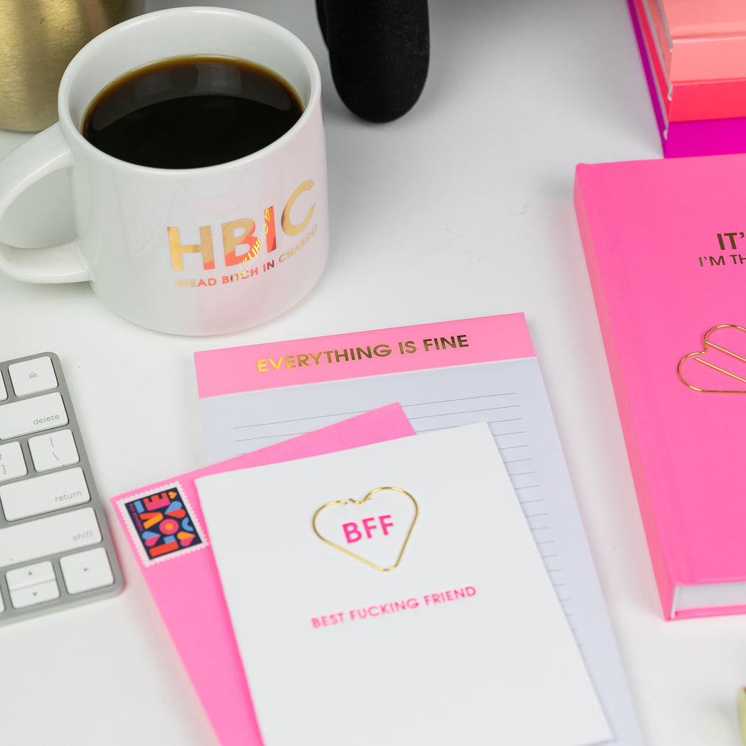 Everything is Fine - Lined Notepad