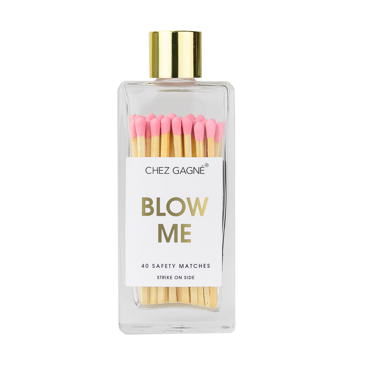 Blow Me - Glass Bottle Safety Matches