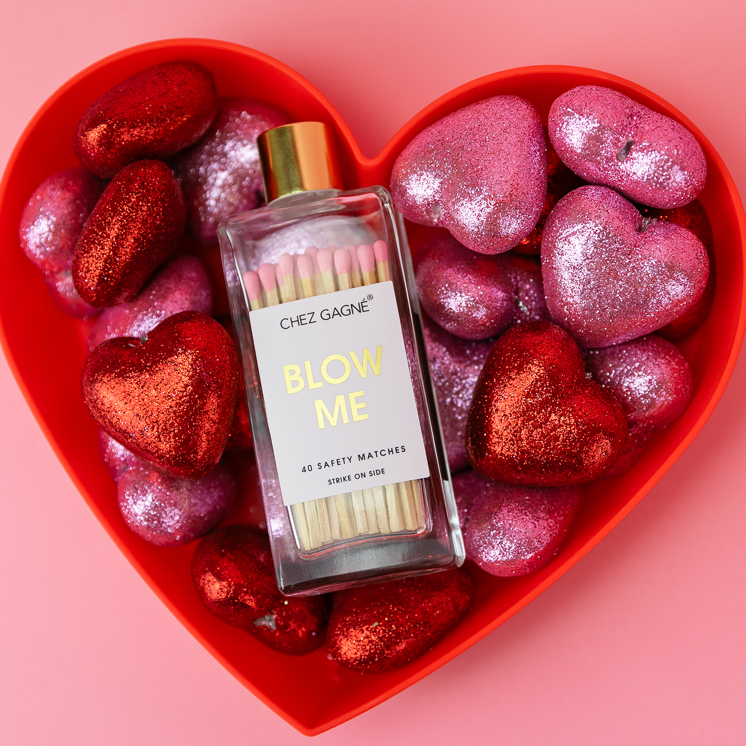 Blow Me - Glass Bottle Safety Matches