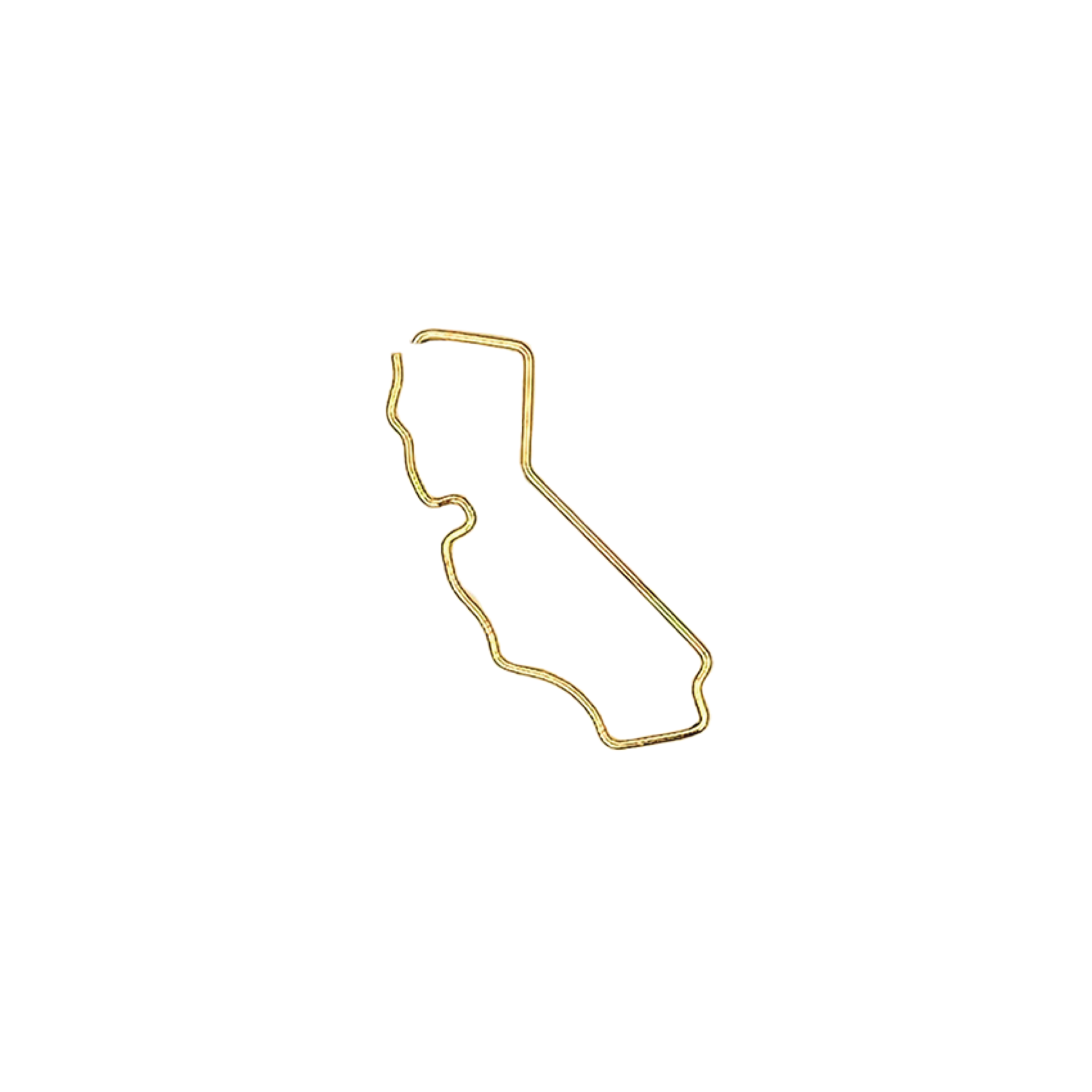 California State - 25 Gold Paperclips