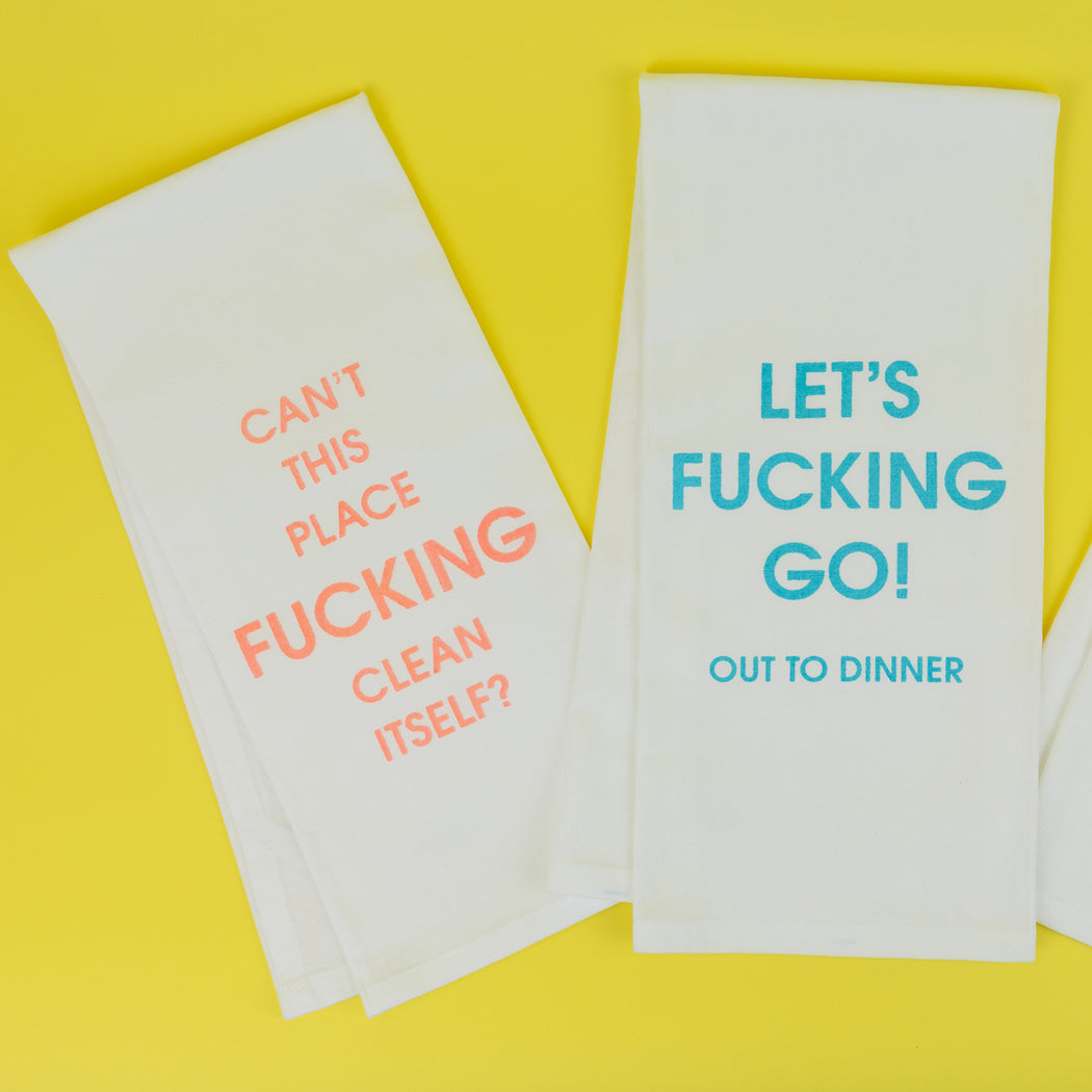 Can't This Place Fucking Clean Itself - Tea Towels