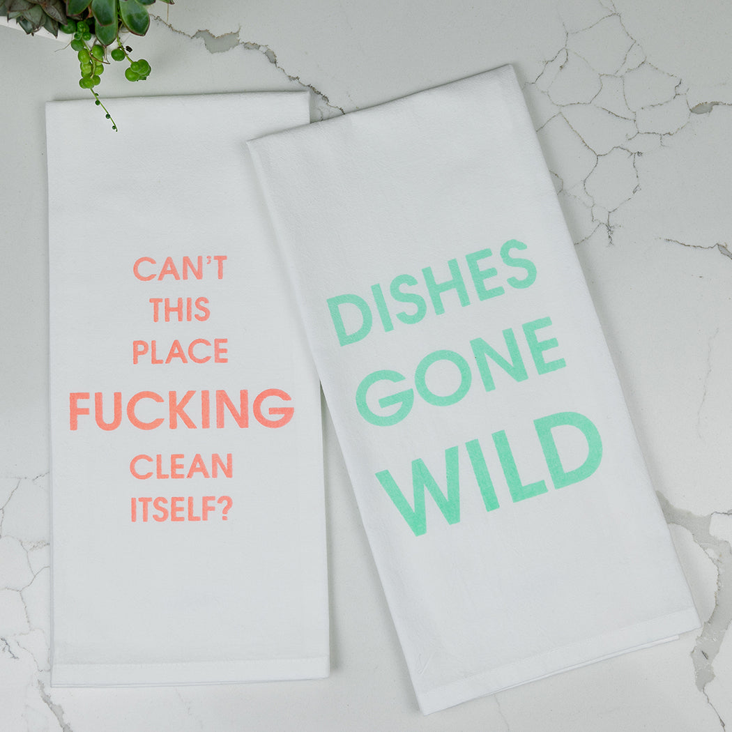 Can't This Place Fucking Clean Itself - Tea Towels