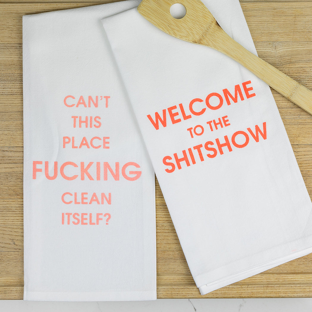 Can't This Place Fucking Clean Itself - Tea Towels