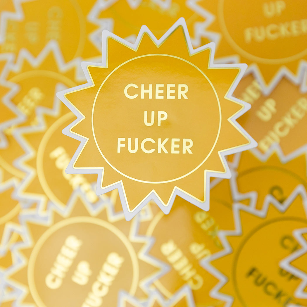 Cheer Up Fucker - Vinyl Sticker