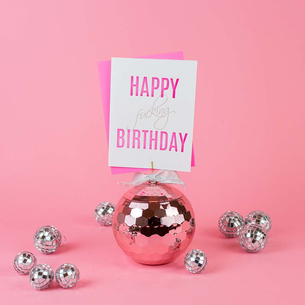 Happy Fucking Birthday - Letterpress Card