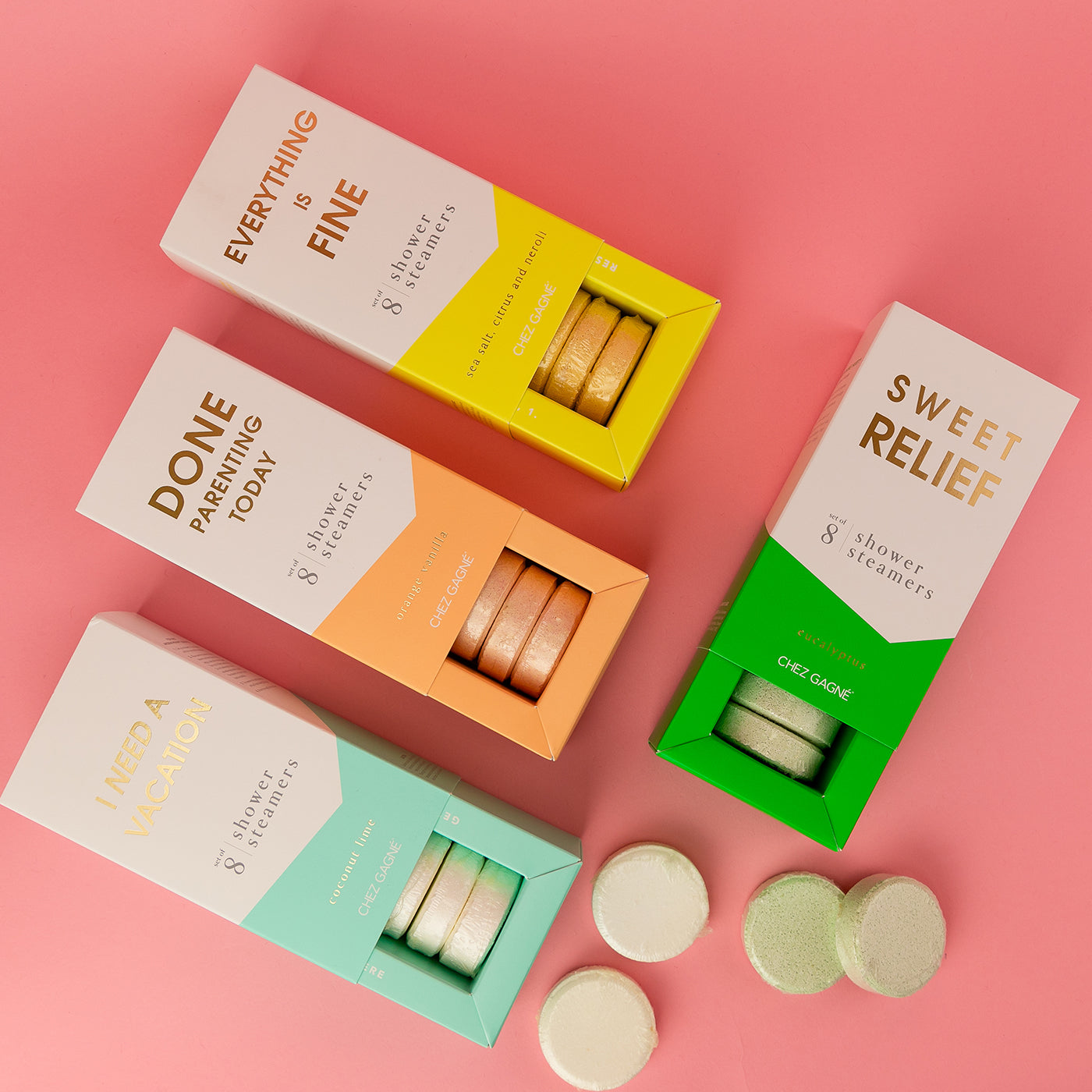 The Fizzy Foursome - Pick Any 4 Shower Steamers - Bundle of 4