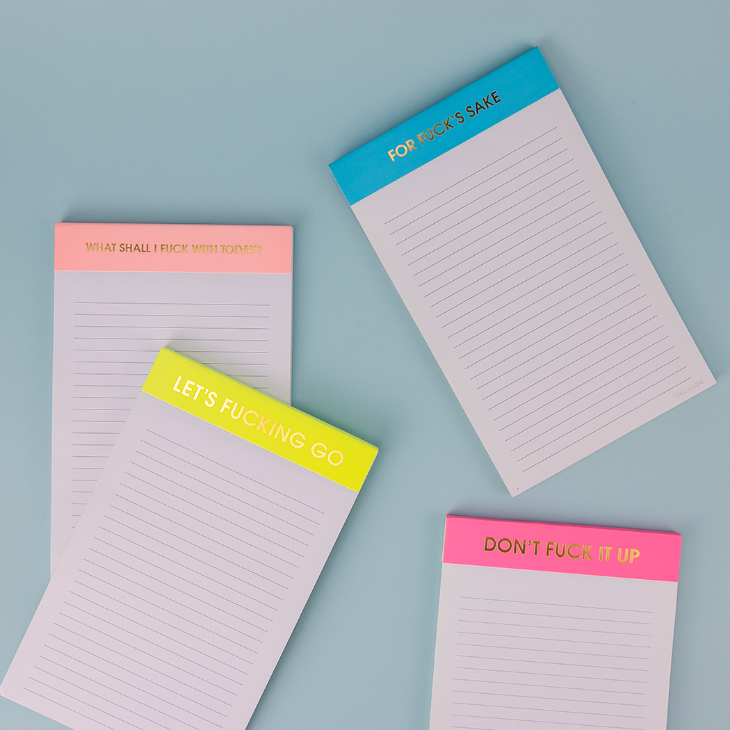 The Foursome - Pick Any 4 Notepads - Bundle of 4