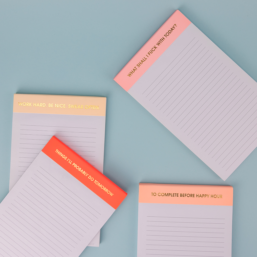 The Foursome - Pick Any 4 Notepads - Bundle of 4