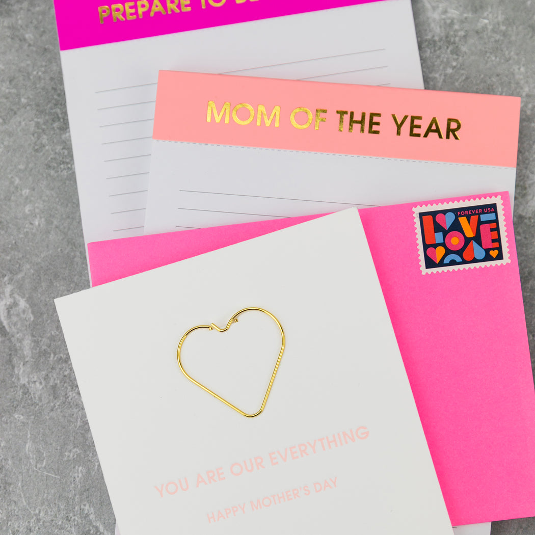 You Are Our Everything - Happy Mother's Day - Paper Clip Letterpress Card