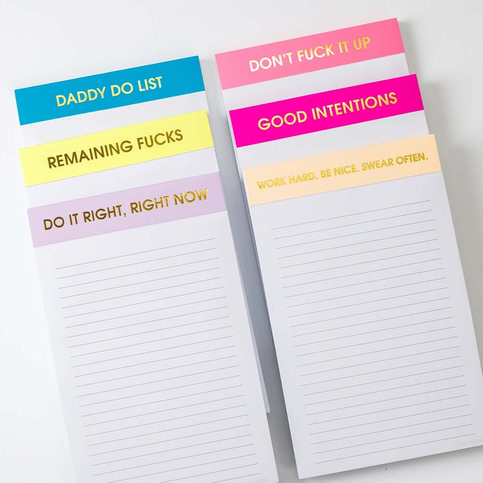 Do It Right Right Now - Lined Notepad