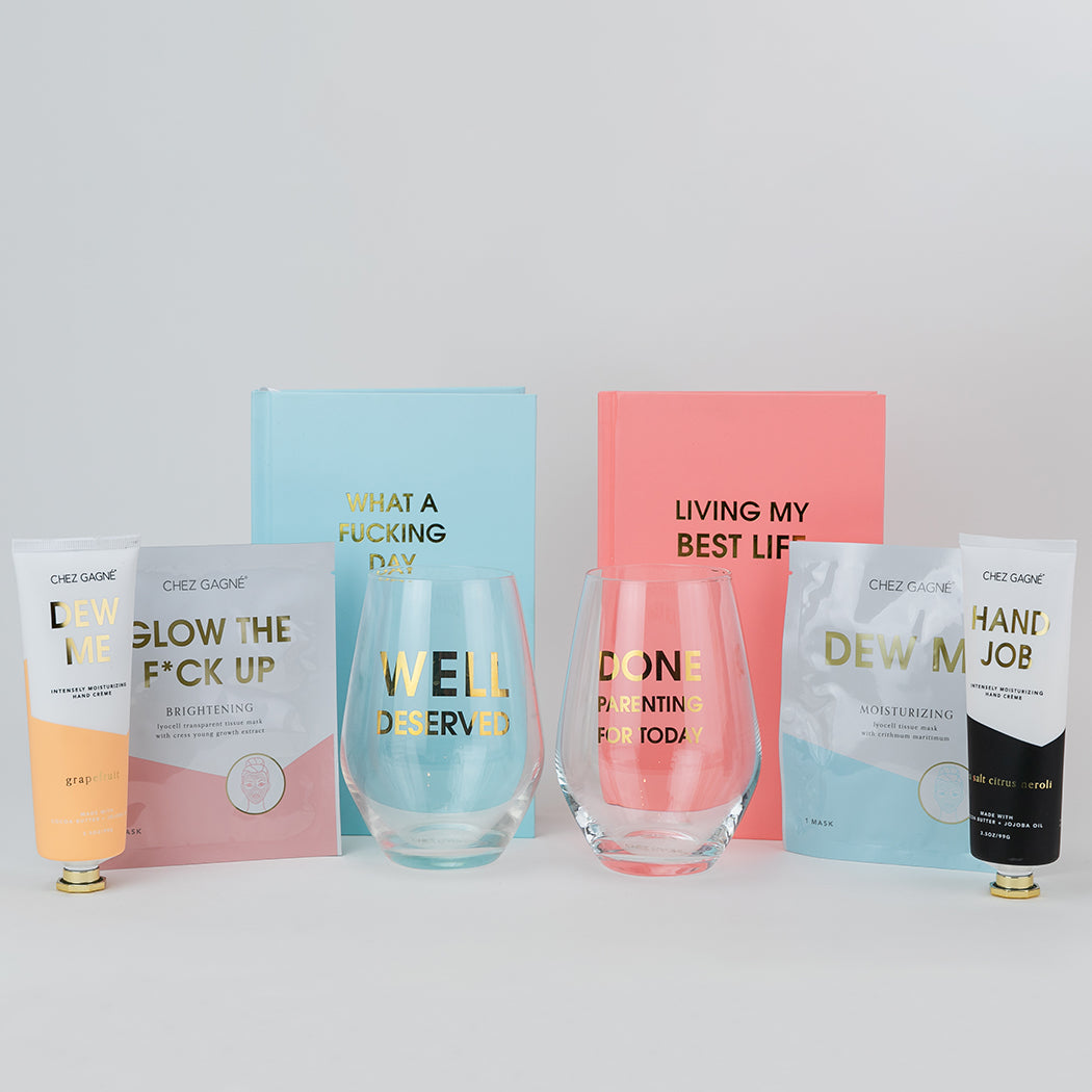 Living My Best Life - Bellini Pink Hardcover Journal