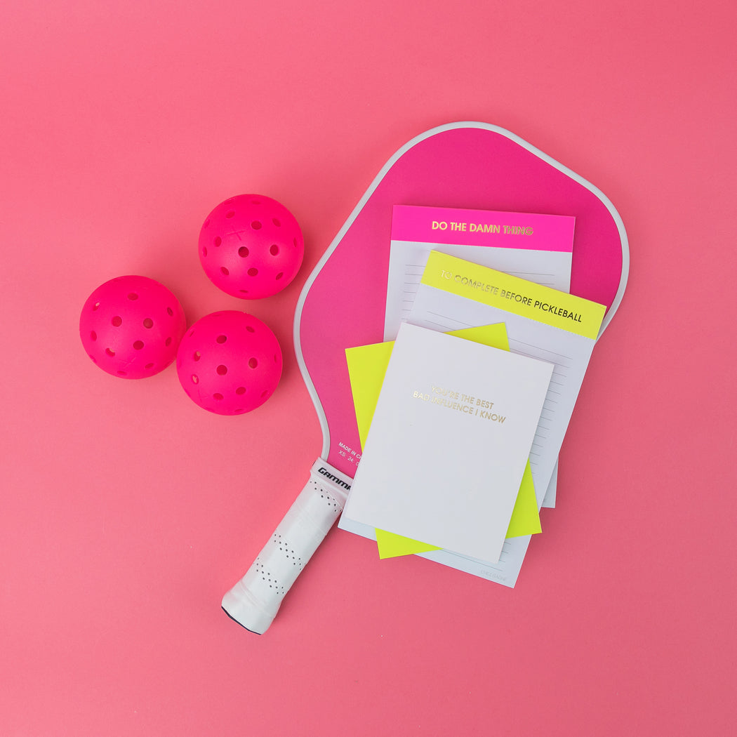 To Complete Before Pickleball - Lined Notepad