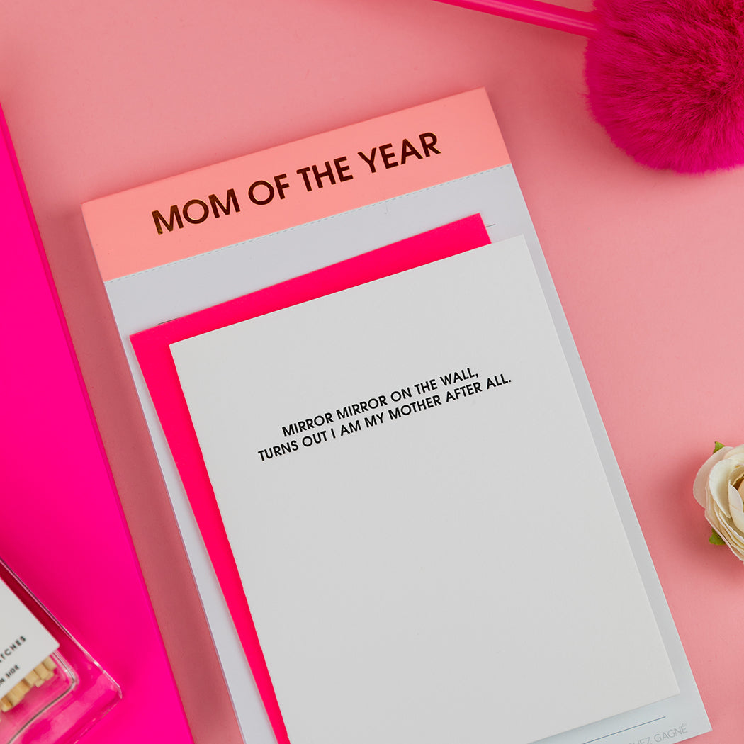 Mirror Mirror on the Wall - Mother's Day Letterpress Card