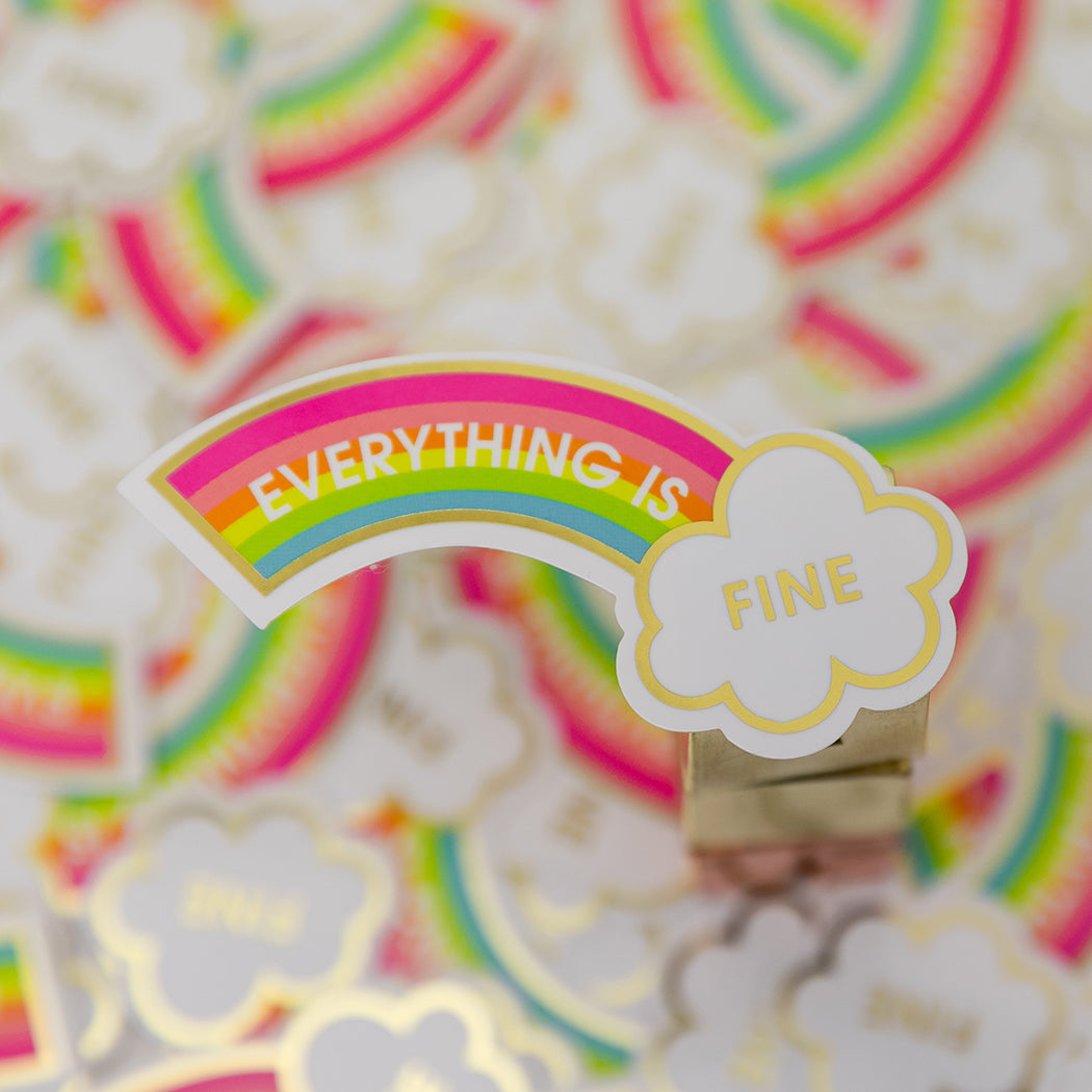Everything is Fine - Vinyl Sticker