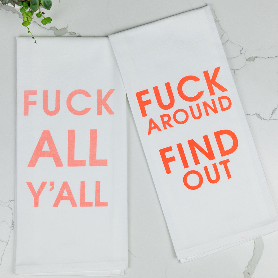 Fuck All Y'All - Tea Towels
