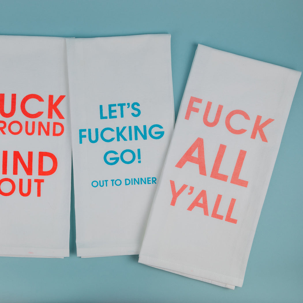 Fuck All Y'All - Tea Towels