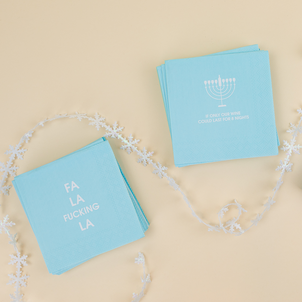 If Only Our Wine Could Last For 8 Nights - Cocktail Napkins