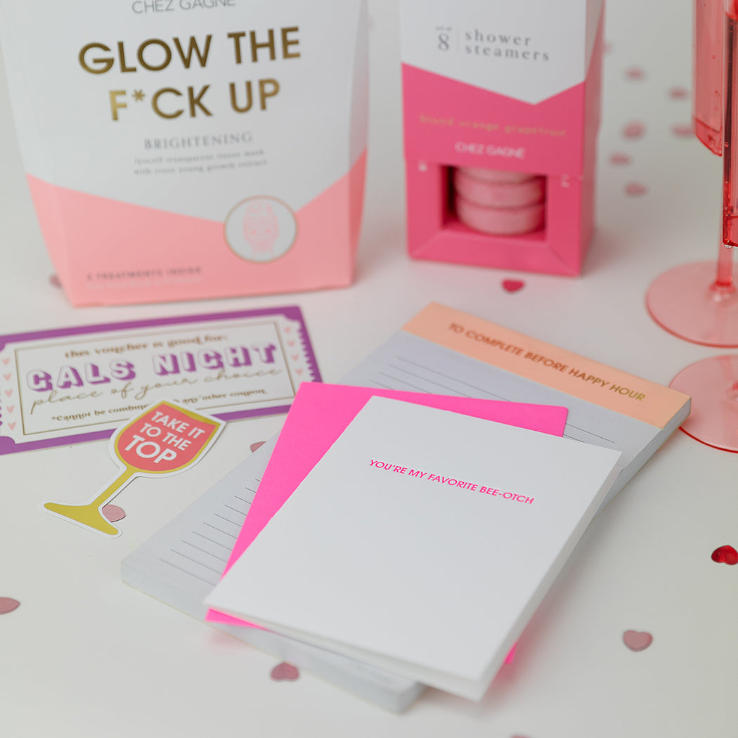 You're My Favorite Bee-otch -Letterpress Card