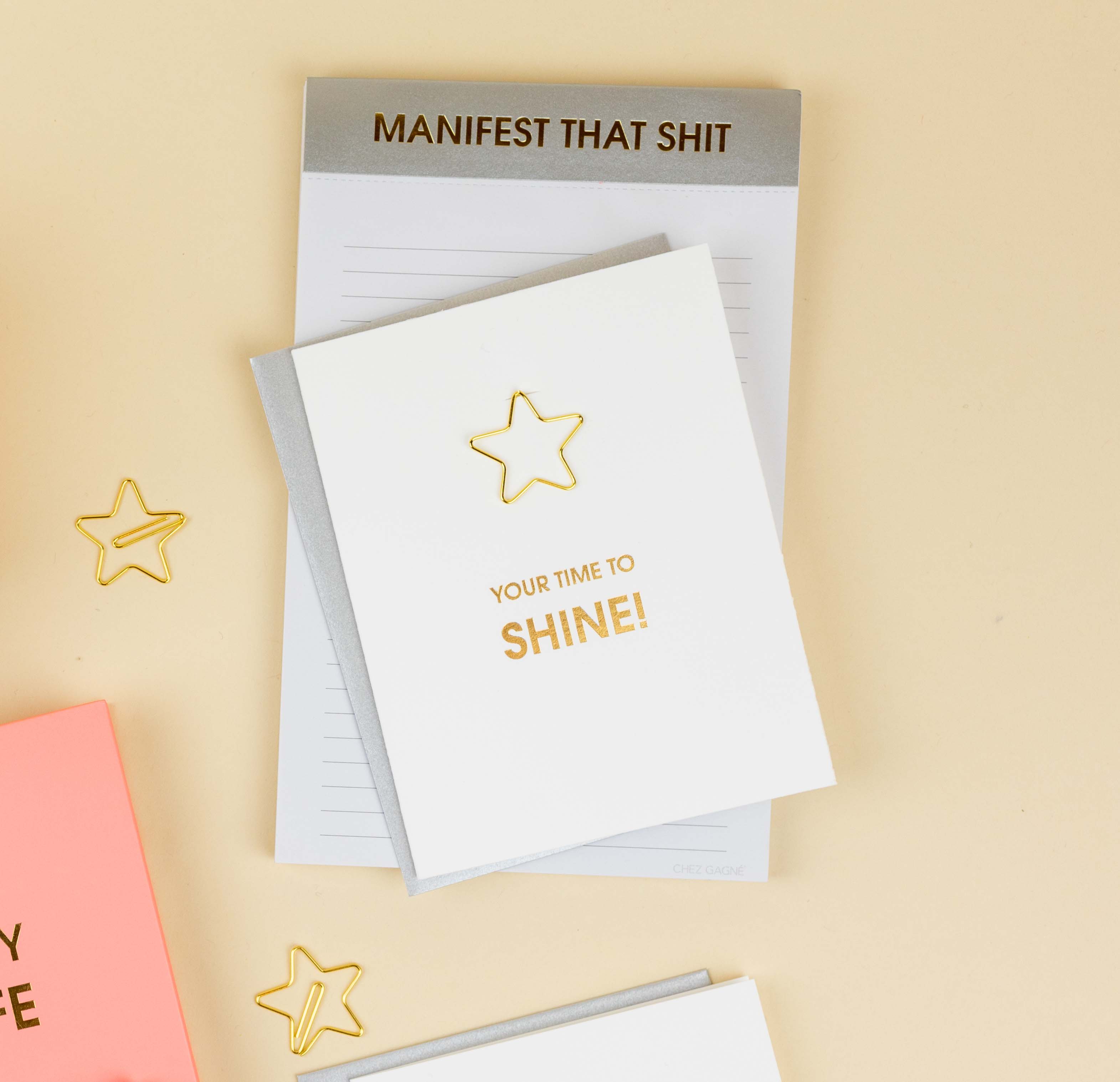 Manifest That Shit - Lined Notepad