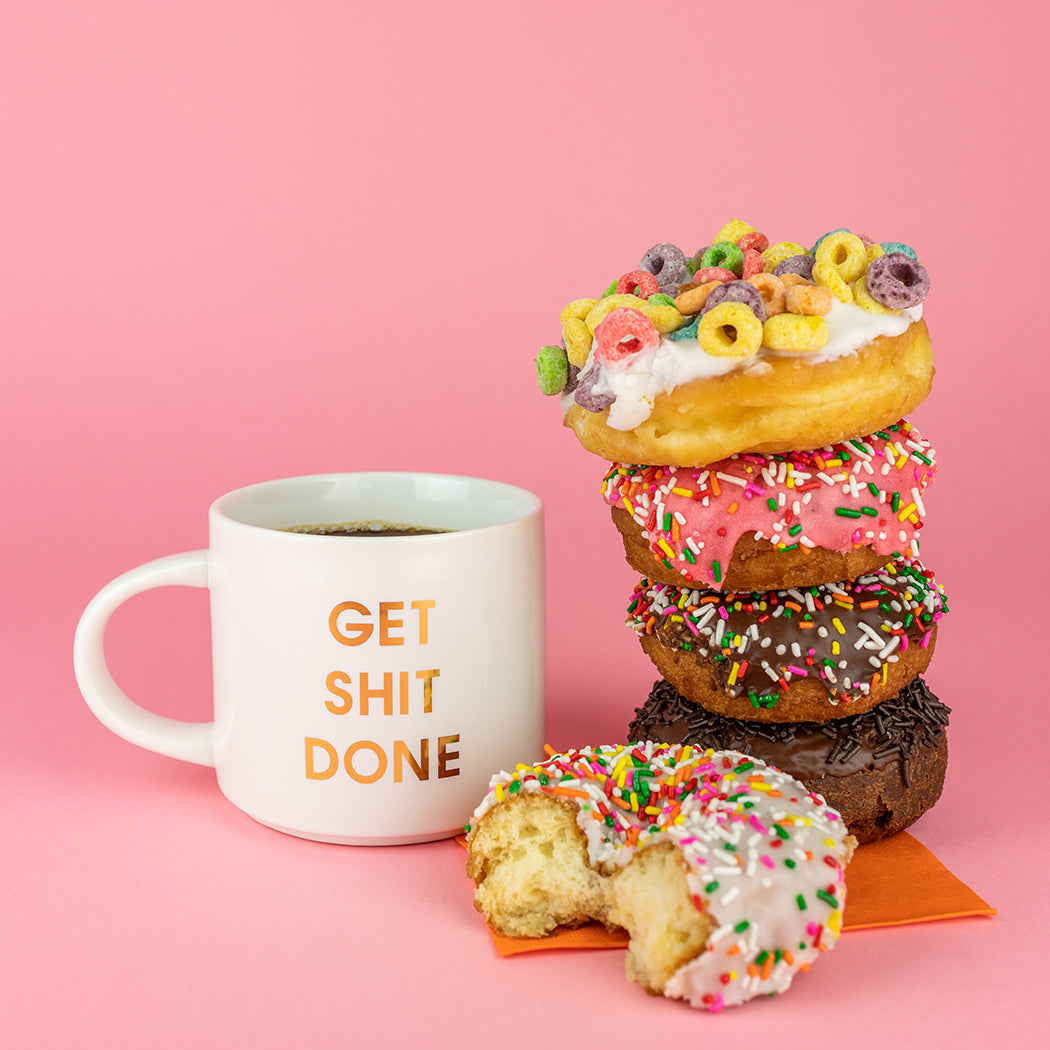 Get Shit Done - Gold Foil Oversized Mug