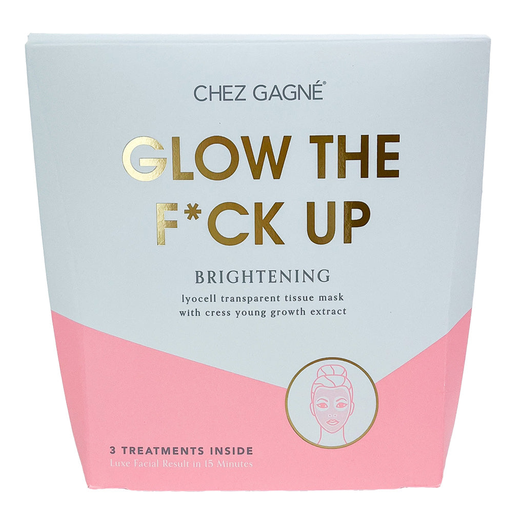 Glow the F*ck Up - Facial Sheet Masks - Brightening - Set of 3