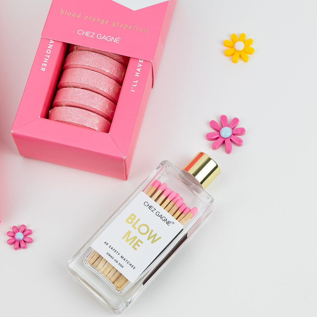 Blow Me - Glass Bottle Safety Matches