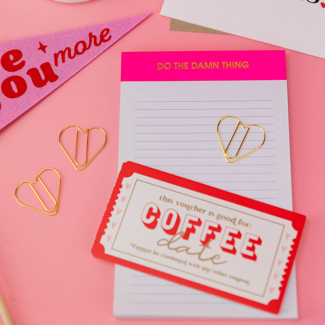 Do the Damn Thing - Lined Notepad