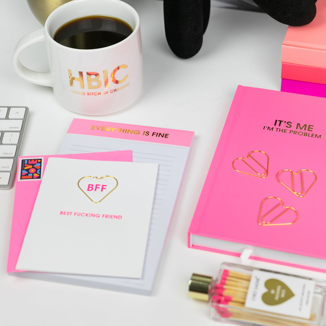 Everything is Fine - Lined Notepad