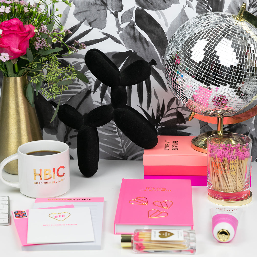 Match + Rocks Glass Duo - Put It Where The Sun Don't Shine + Bright Pink Matches