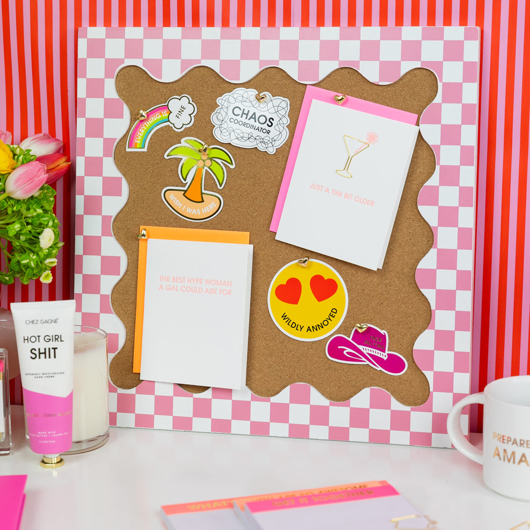 Just a Tini Bit Older - Paper Clip Letterpress Card