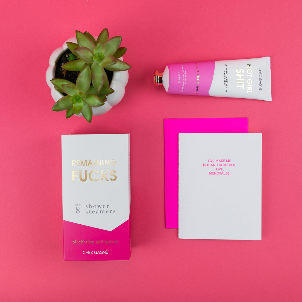 Hot + Bothered (New) - Letterpress Card