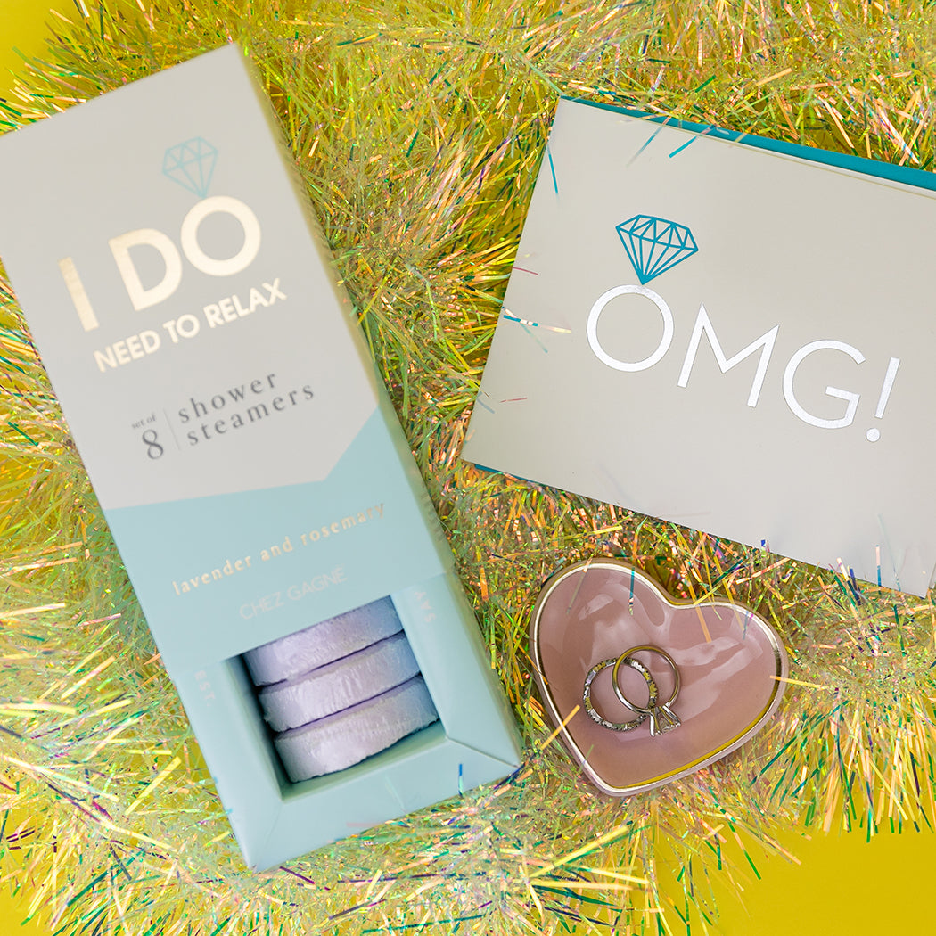 OMG! Engagement - Letterpress Card