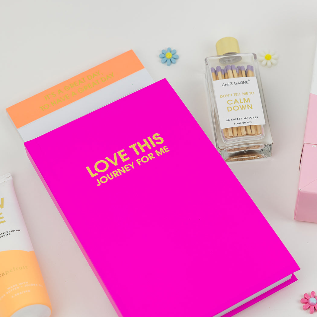 Love This Journey For Me - Fuschia Hardcover Journal